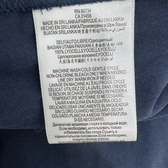 BCBG Generation Elegant Navy Sleeveless Duster Size XS - Picture 7 of 9